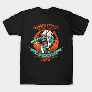 Winged Skulls Inhuman Company T-Shirt